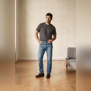 Levi's 501xx Blue Straight-Leg Jeans Vintage